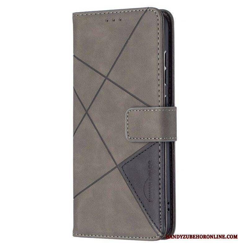 Flip Case Für Samsung Galaxy S21 FE Binfen-farbdreiecke
