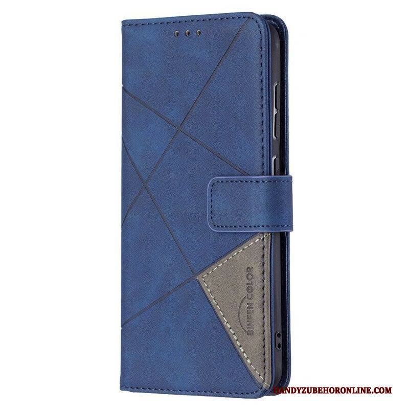 Flip Case Für Samsung Galaxy S21 FE Binfen-farbdreiecke