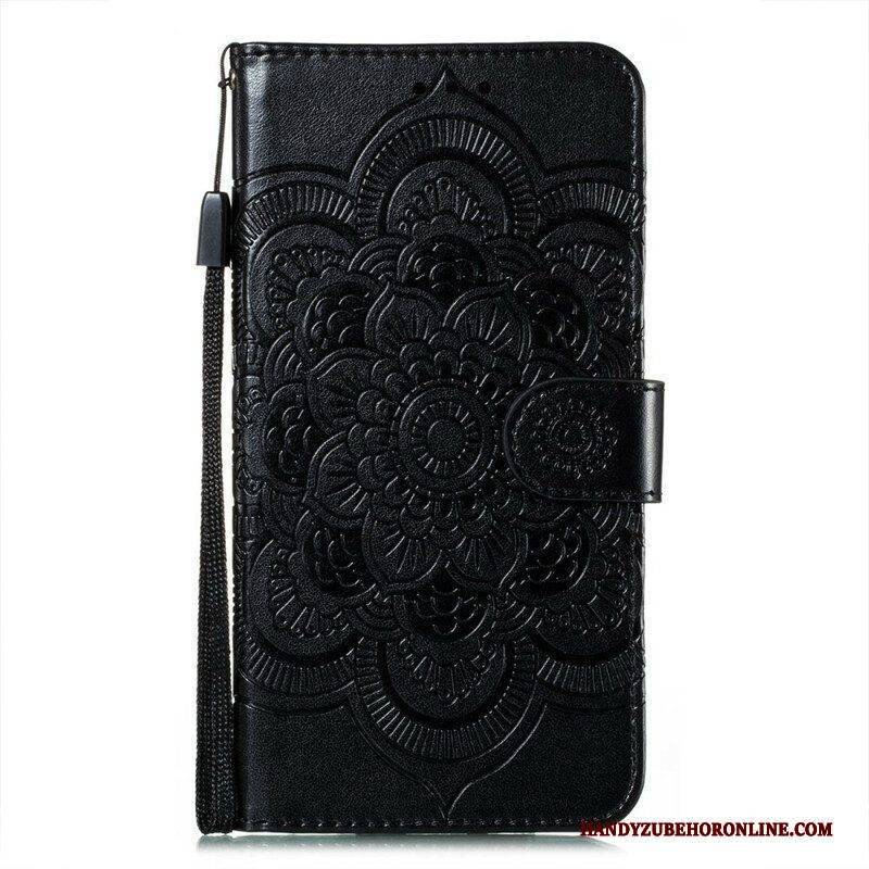 Flip Case Für Samsung Galaxy S21 FE Vollständiges Mandala