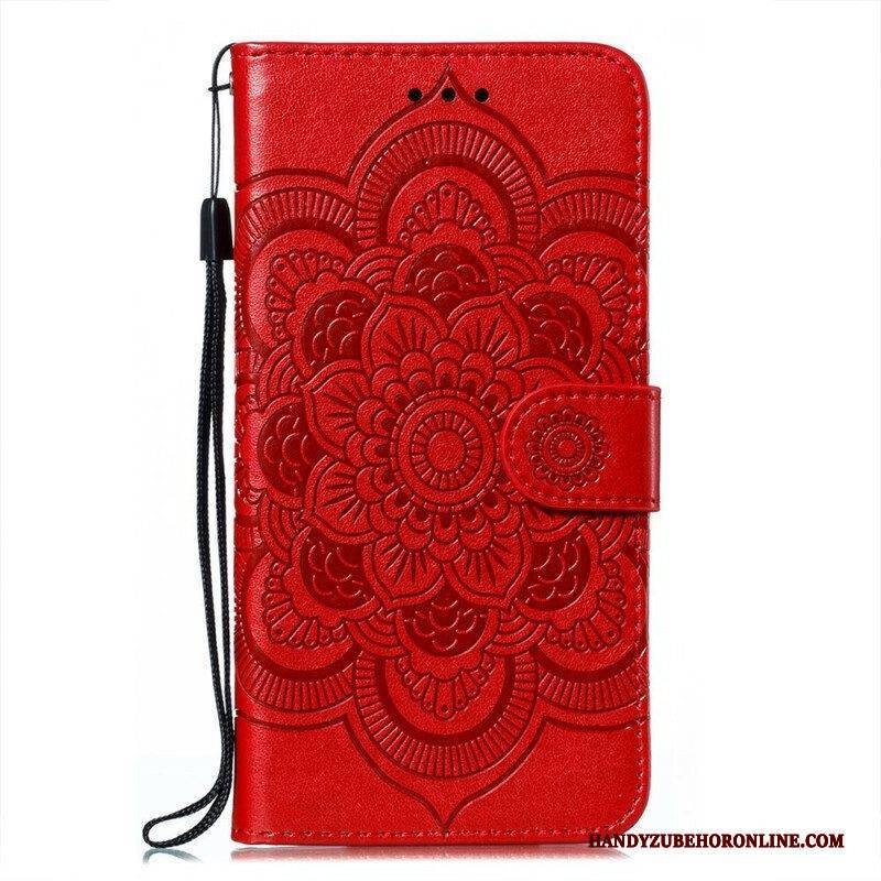 Flip Case Für Samsung Galaxy S21 FE Vollständiges Mandala