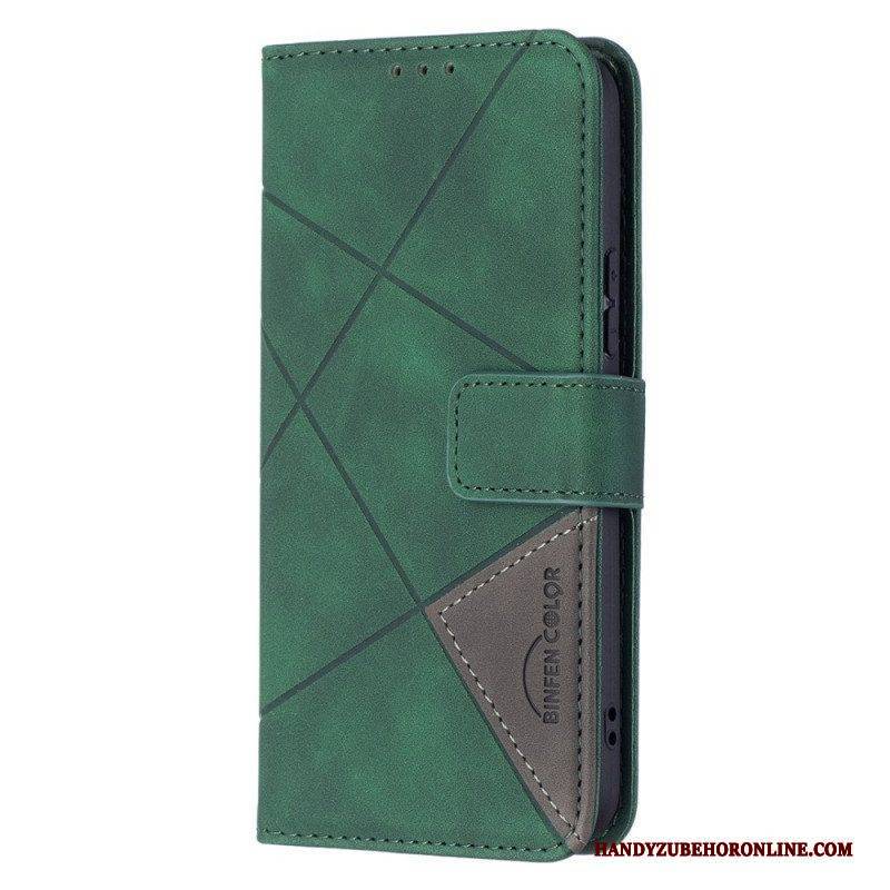 Flip Case Für Samsung Galaxy S22 5G Binfen-farbdreiecke