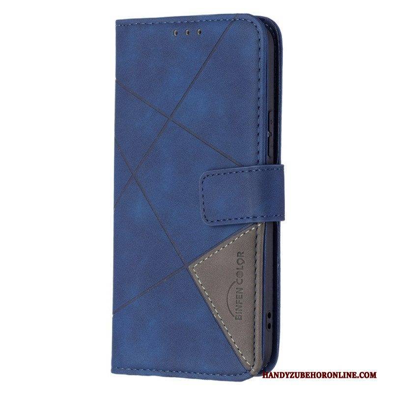 Flip Case Für Samsung Galaxy S22 5G Binfen-farbdreiecke