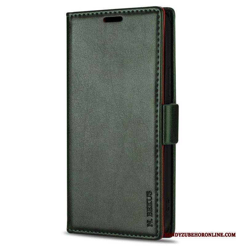 Flip Case Für Samsung Galaxy S22 5G Ln.bekus Ledereffekt