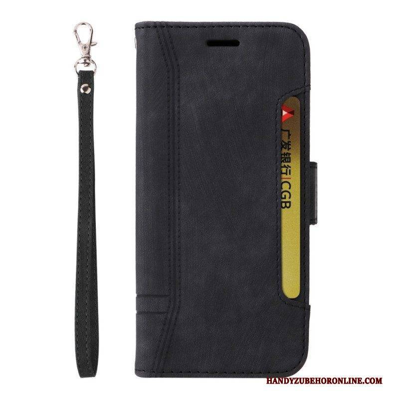 Flip Case Für Samsung Galaxy S23 5G Betopnice Kartenhalter Vorne