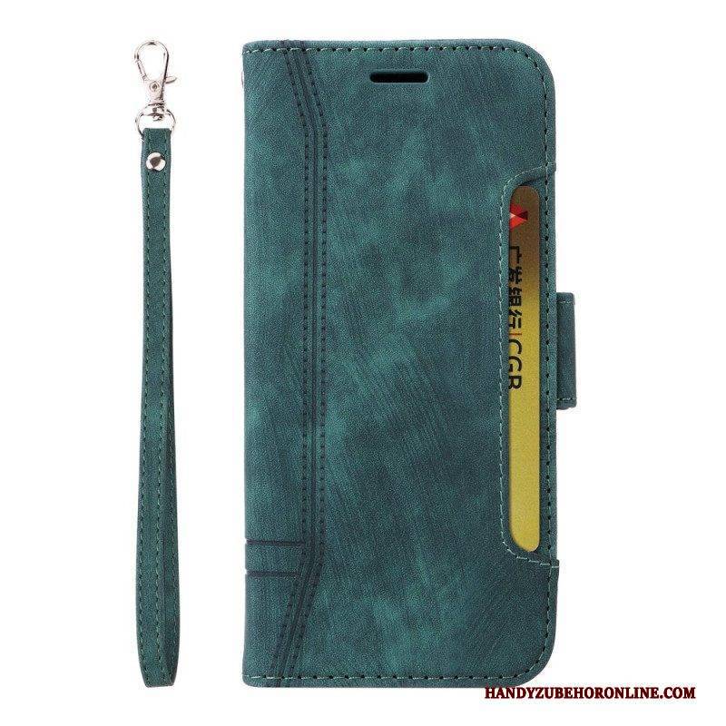 Flip Case Für Samsung Galaxy S23 5G Betopnice Kartenhalter Vorne