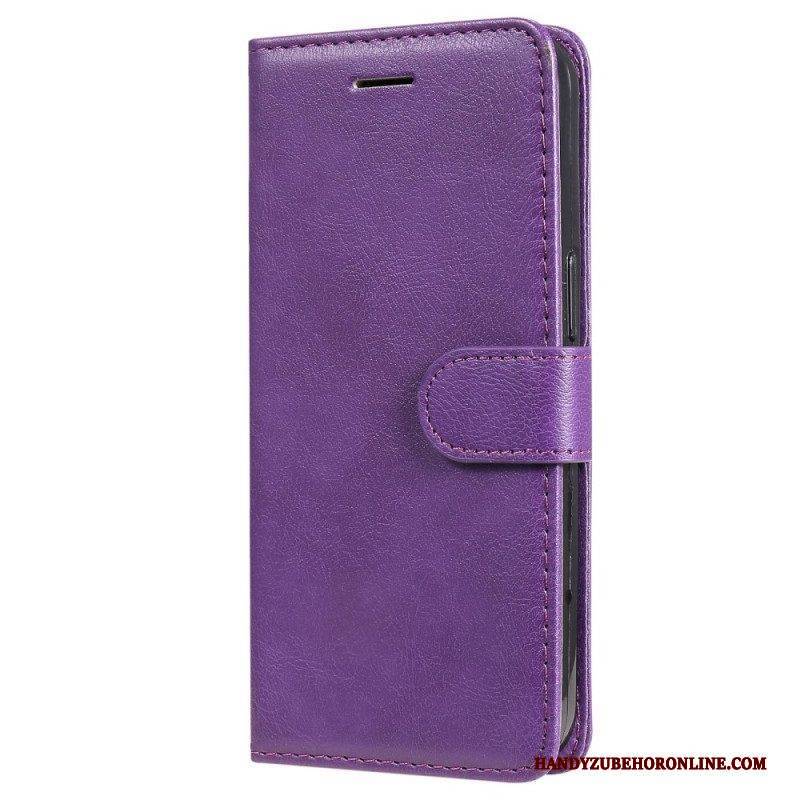 Flip Case Für Samsung Galaxy S23 5G Mit Kordel Schlicht Mit Riemen