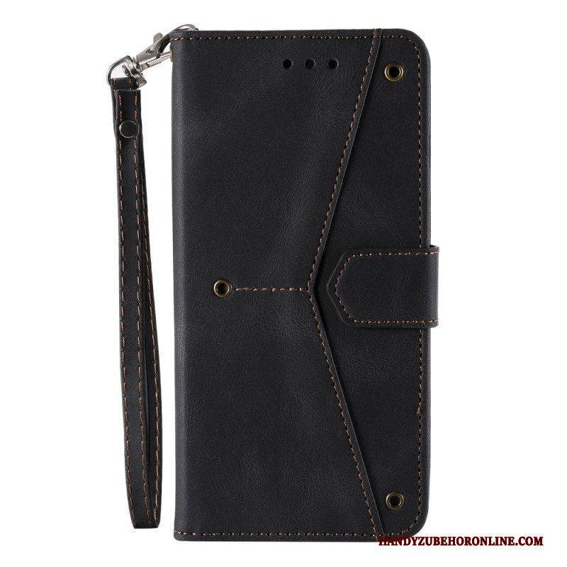 Flip Case Für Samsung Galaxy S23 Ultra 5G Hautberührende Nähte