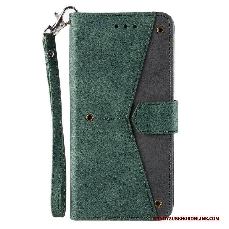 Flip Case Für Samsung Galaxy S23 Ultra 5G Hautberührende Nähte