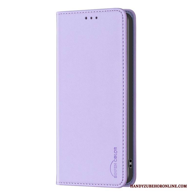 Flip Case Für Samsung Galaxy S25 5g Edge Klassische Binfen-farbe