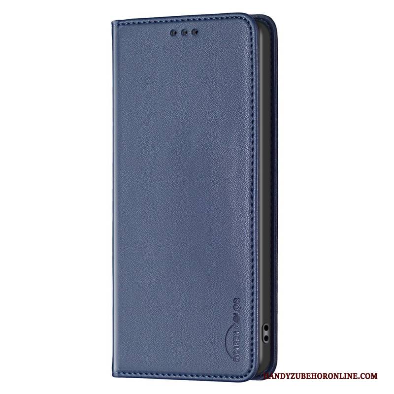 Flip Case Für Samsung Galaxy S25 5g Edge Klassische Binfen-farbe