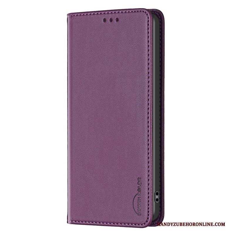 Flip Case Für Samsung Galaxy S25 5g Edge Klassische Binfen-farbe