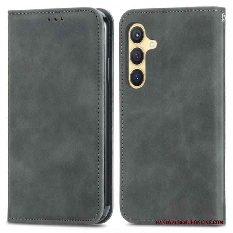 Flip Case Für Samsung Galaxy S25 Plus 5g Wildlederoptik