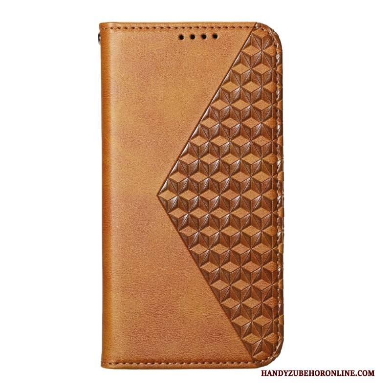 Flip Case Für Samsung Galaxy S26 Geprägte Geometrie