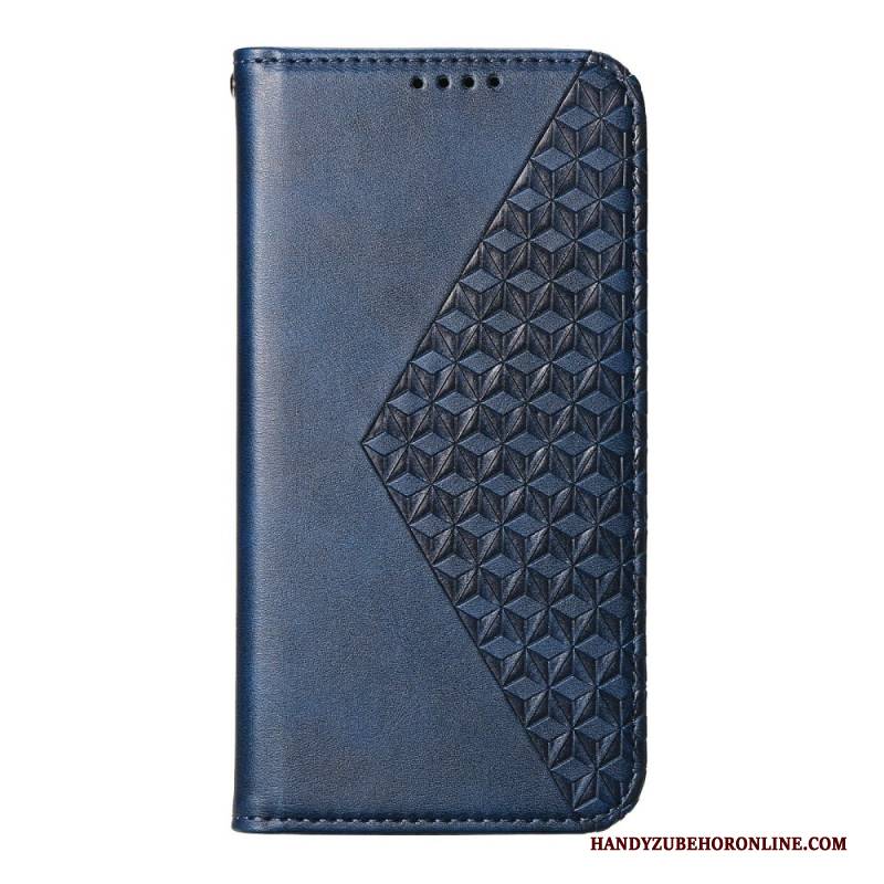 Flip Case Für Samsung Galaxy S26 Geprägte Geometrie