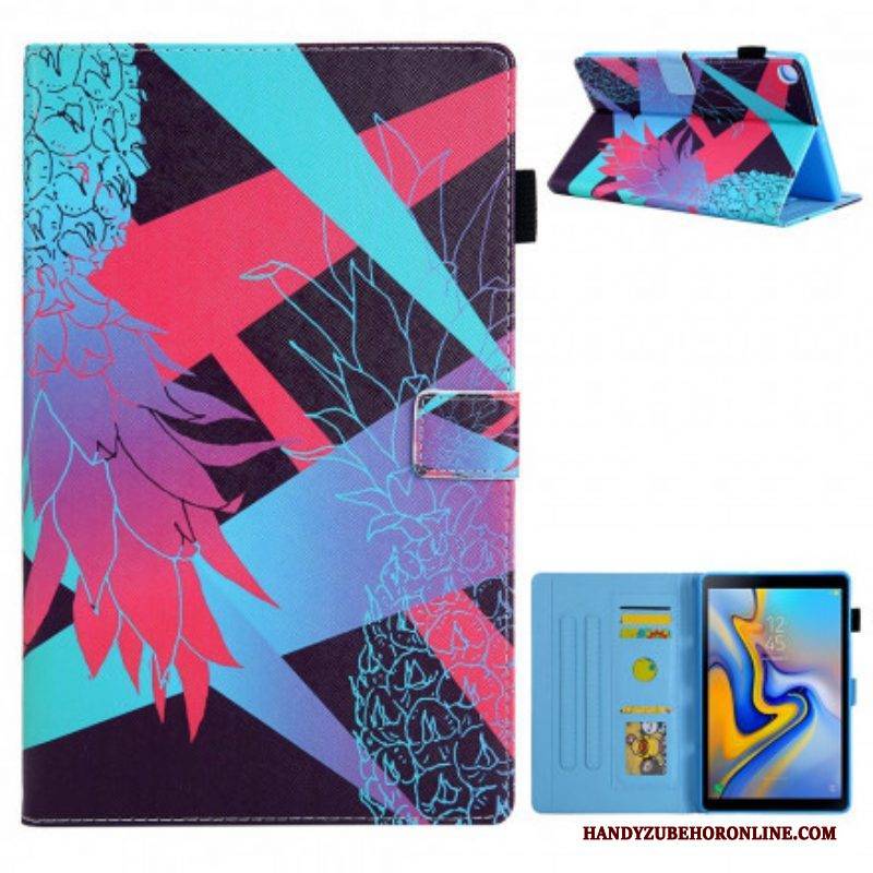 Flip Case Für Samsung Galaxy Tab A7 (2020) Ananas-design