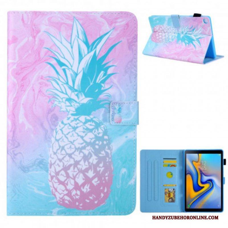 Flip Case Für Samsung Galaxy Tab A7 (2020) Ananas-design