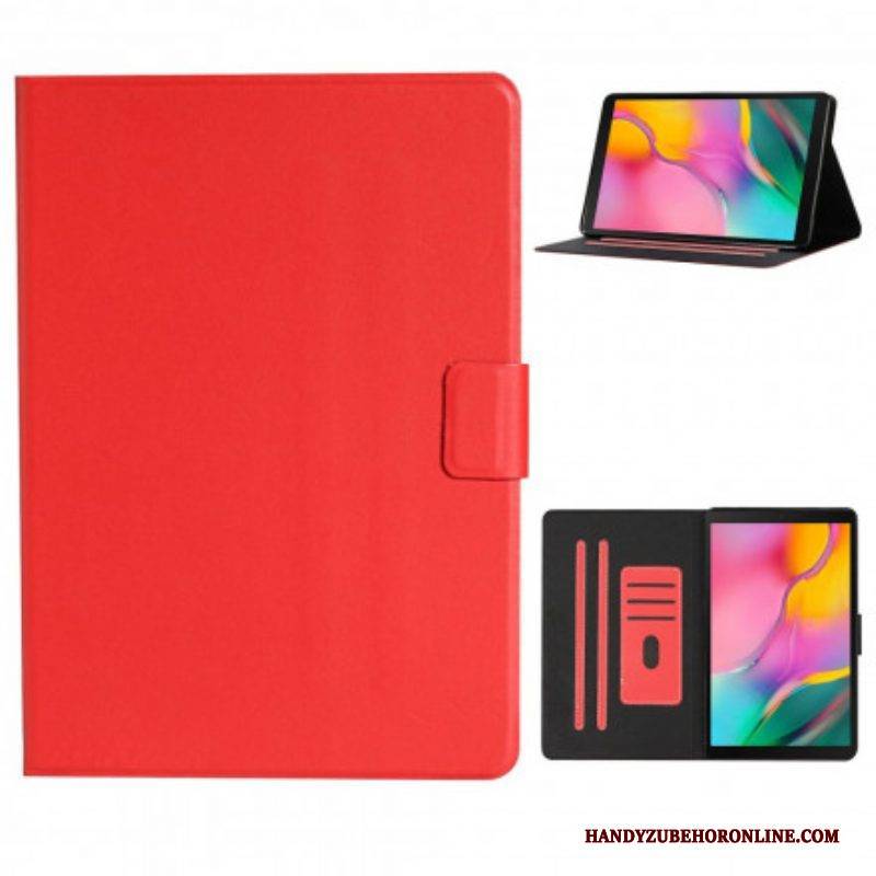 Flip Case Für Samsung Galaxy Tab A7 (2020) Klassisches Kunstleder