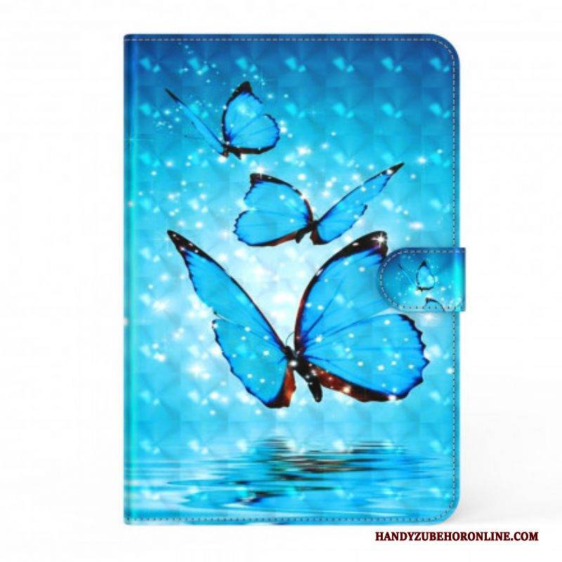 Flip Case Für Samsung Galaxy Tab A7 (2020) Schmetterlinge-spotlicht