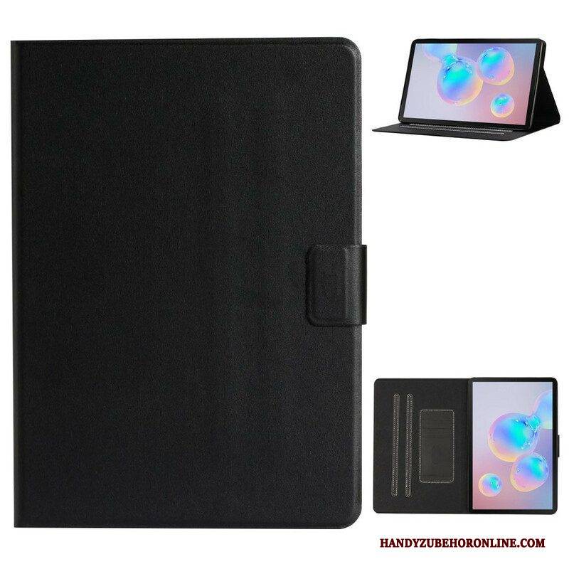 Flip Case Für Samsung Galaxy Tab S8 / Tab S7 Klassisches Kunstleder