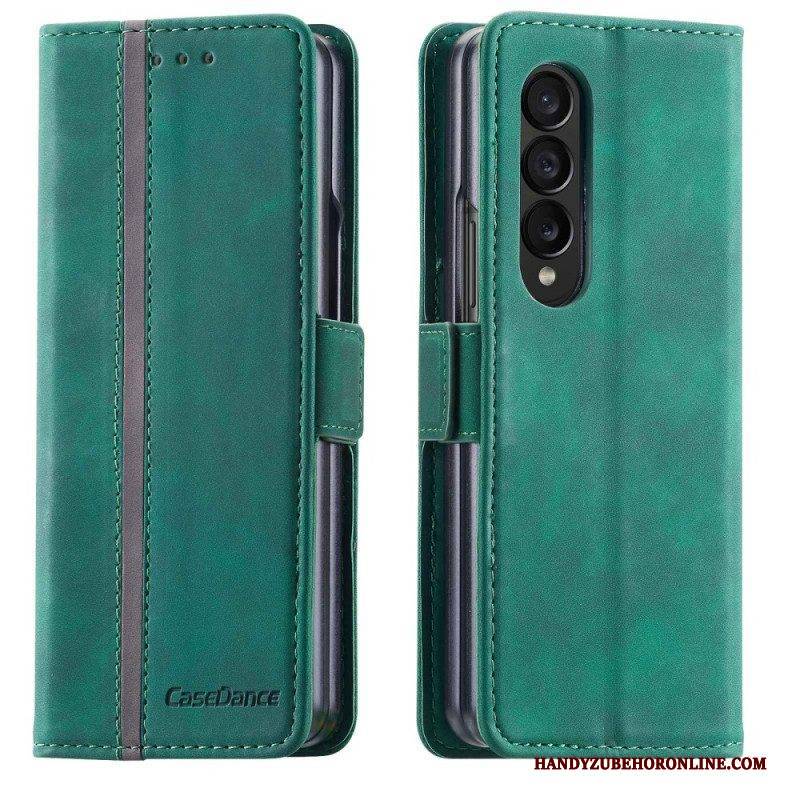 Flip Case Für Samsung Galaxy Z Fold 4 Casedance Serie Waltz 001
