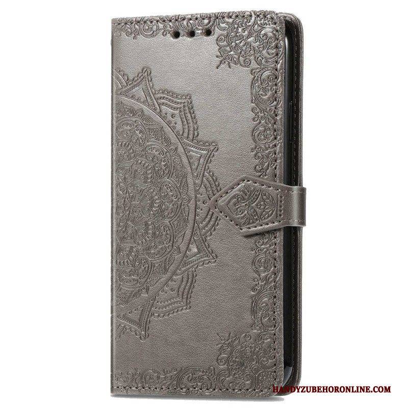 Flip Case Für Sony Xperia 1 IV Mandala-sonne Mit Schlüsselband