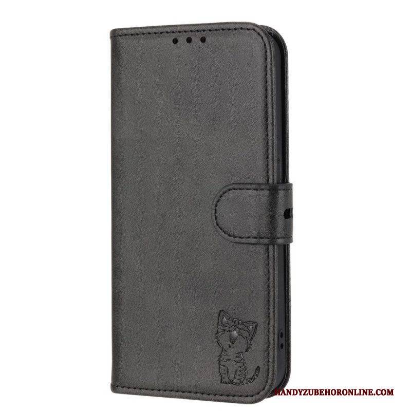Flip Case Für Sony Xperia 10 IV Kleines Kätzchen