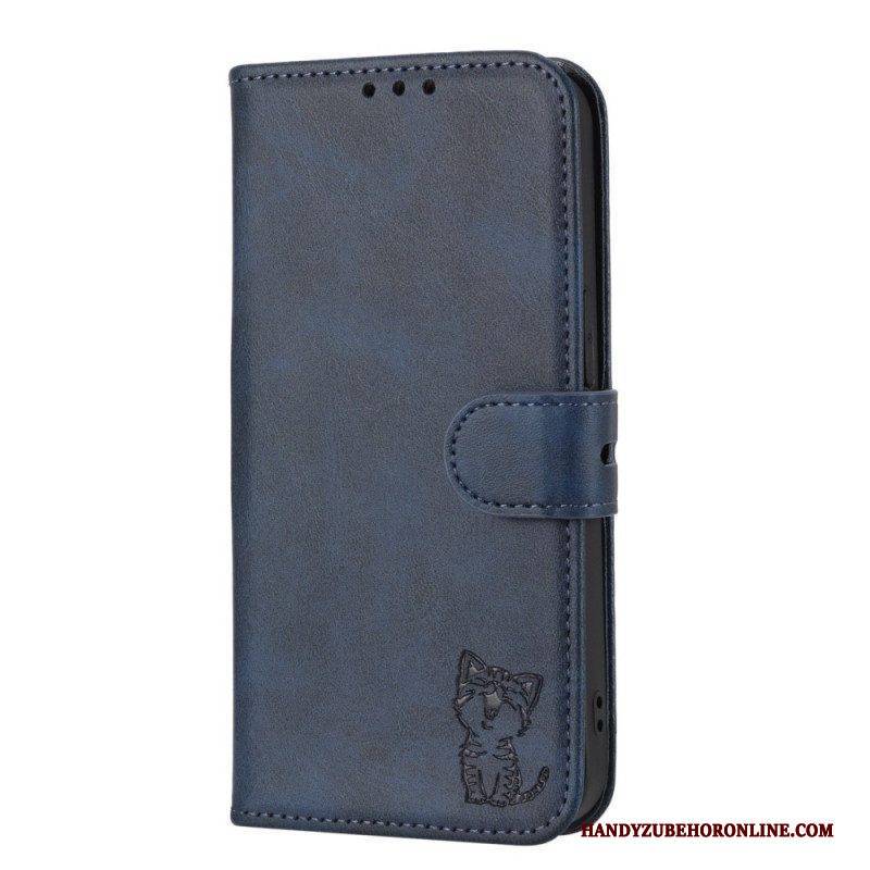 Flip Case Für Sony Xperia 10 IV Kleines Kätzchen