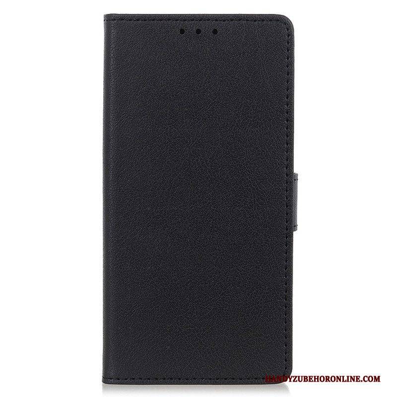Flip Case Für Sony Xperia Pro-I Klassischer Ledereffekt