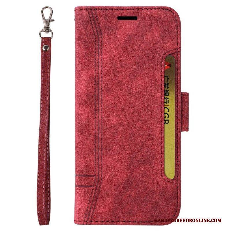 Flip Case Für Vivo Y16 Betopnice Kartenhalter Vorne