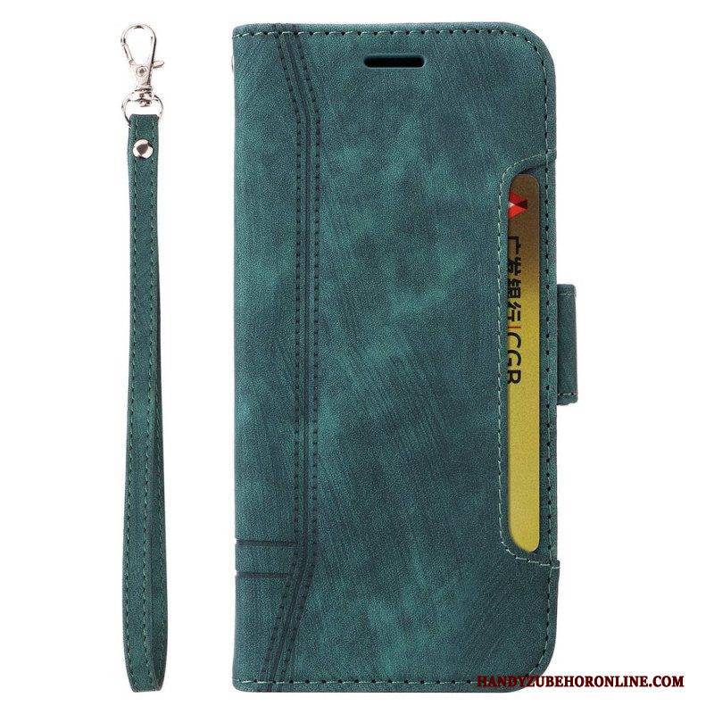 Flip Case Für Vivo Y16 Betopnice Kartenhalter Vorne