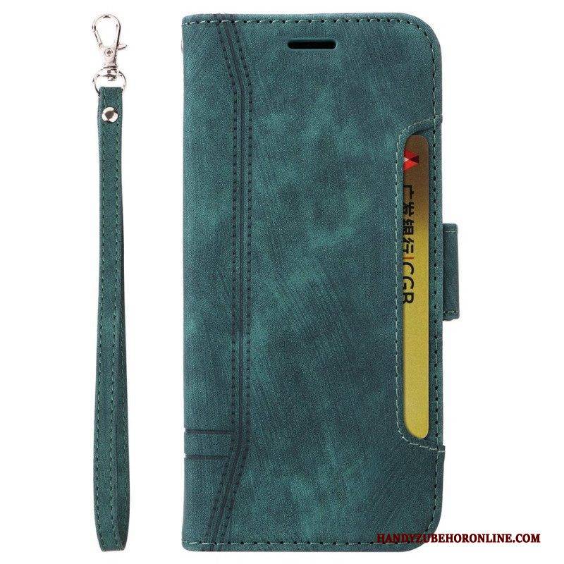 Flip Case Für Vivo Y35 Betopnice Kartenhalter Vorne