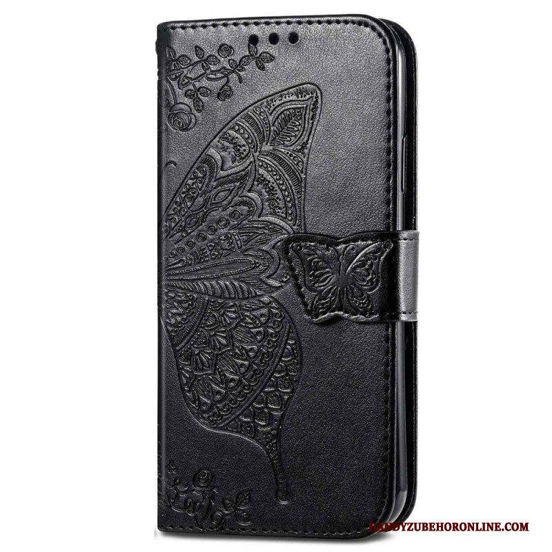 Flip Case Für Xiaomi 12T / 12T Pro Barocker Schmetterling