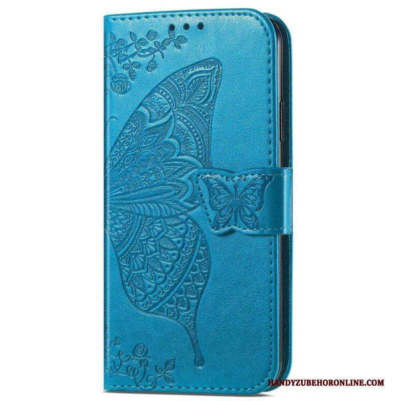 Flip Case Für Xiaomi 12T / 12T Pro Barocker Schmetterling