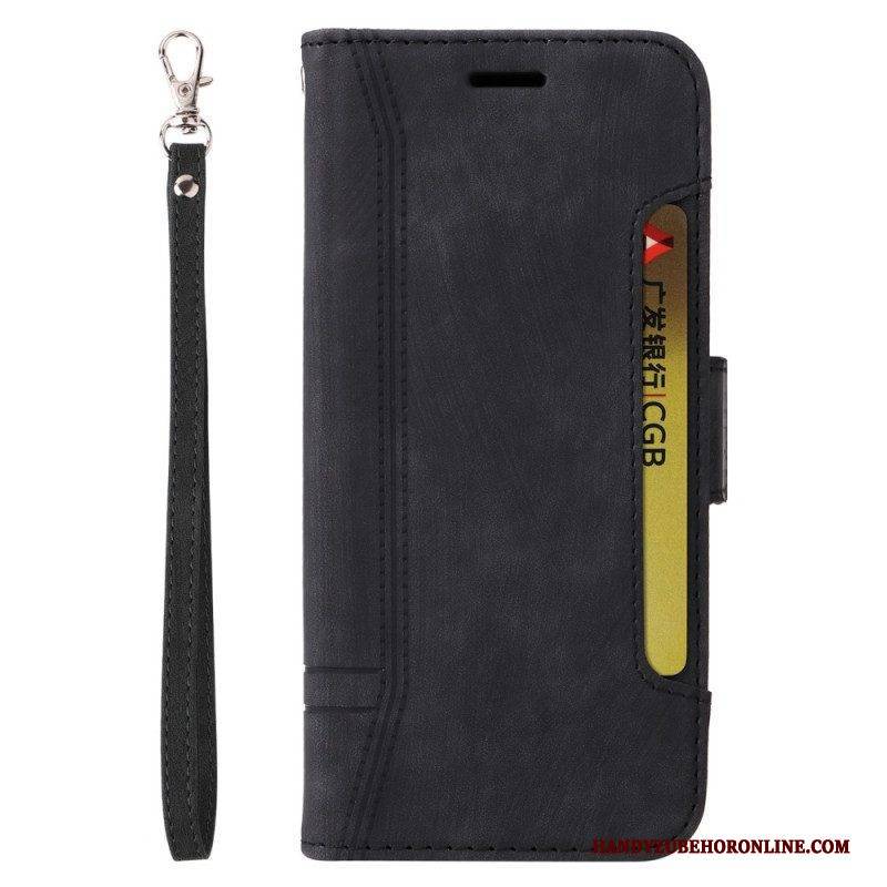 Flip Case Für Xiaomi 12T / 12T Pro Betopnice Kartenhalter Vorne