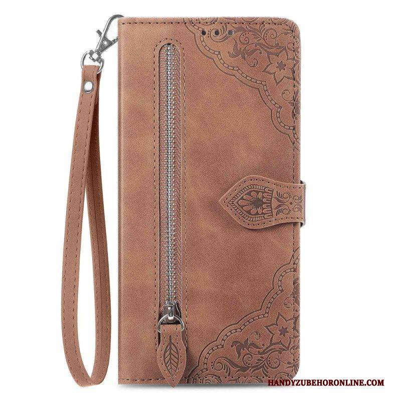 Flip Case Für Xiaomi 12T / 12T Pro Blumen-fronttasche