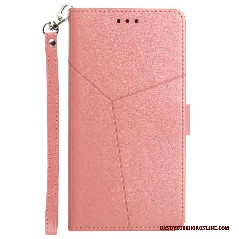 Flip Case Für Xiaomi 12T / 12T Pro Mit Kordel Riemendesign