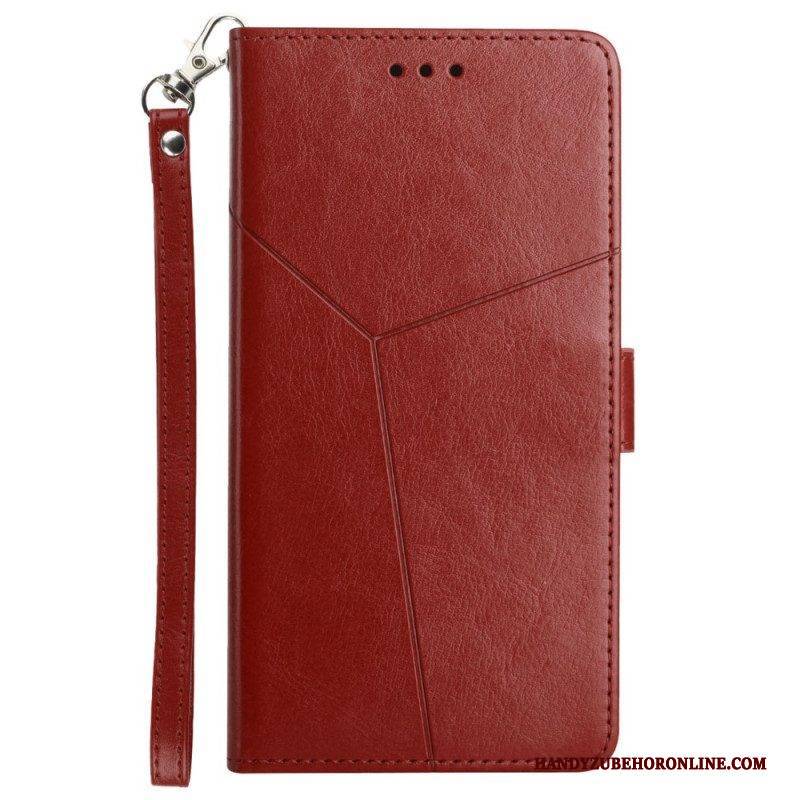 Flip Case Für Xiaomi 12T / 12T Pro Mit Kordel Riemendesign