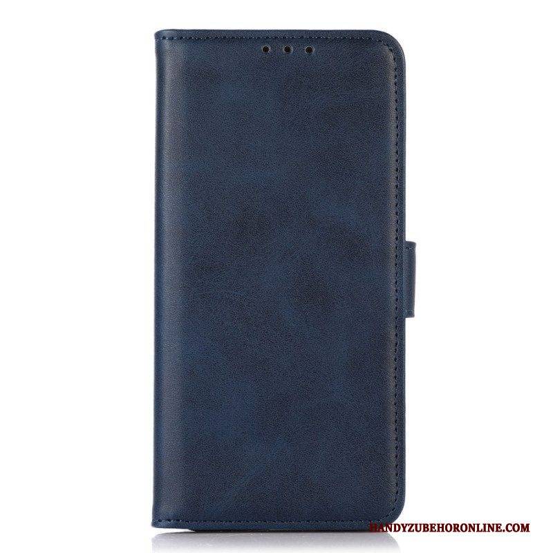 Flip Case Für Xiaomi 12T / 12T Pro Nüchternheit Ledereffekt