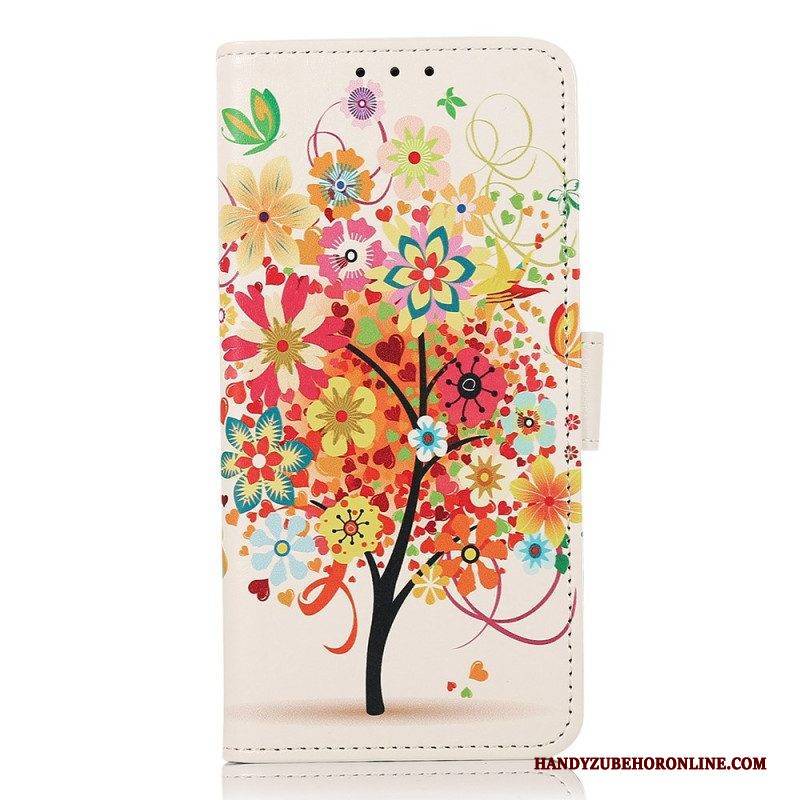 Flip Case Für Xiaomi 13 Blühender Baum