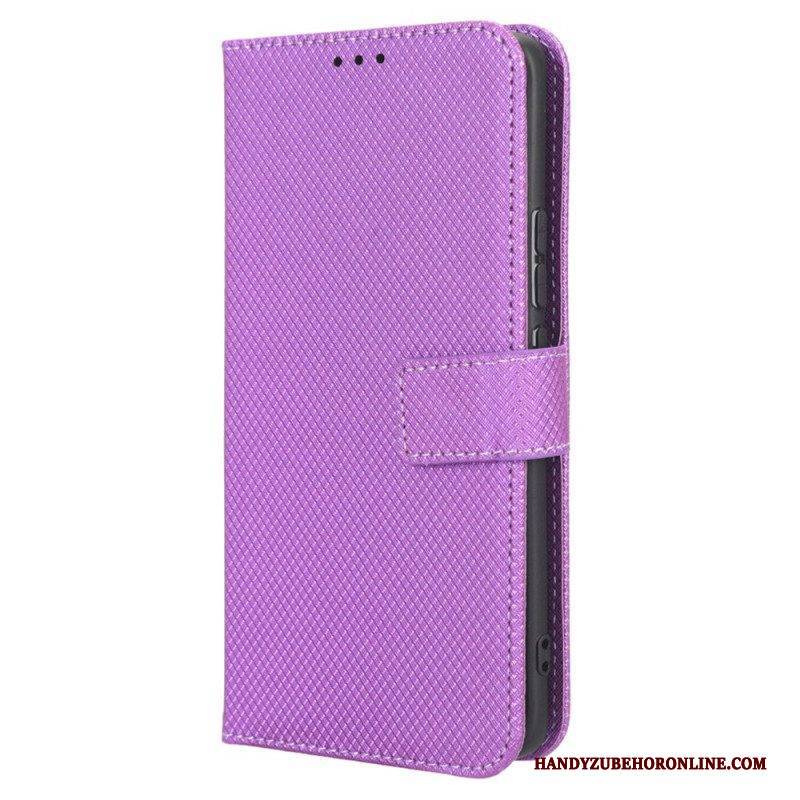 Flip Case Für Xiaomi 13 Lite Mit Kordel Riemchenstil