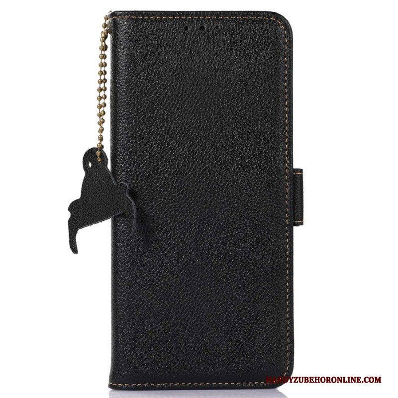 Flip Case Für Xiaomi 13 Lite Schutzhülle Rfid-schutz Aus Echtem Leder