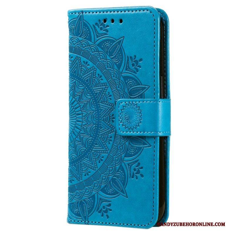 Flip Case Für Xiaomi 13 Mandala-sonne Mit Schlüsselband