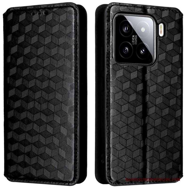 Flip Case Für Xiaomi 15 Pro 3d-muster