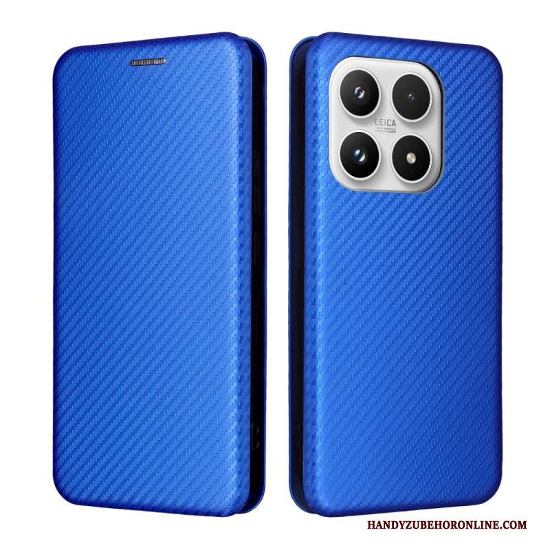 Flip Case Für Xiaomi 17 Carbonfaser-textur