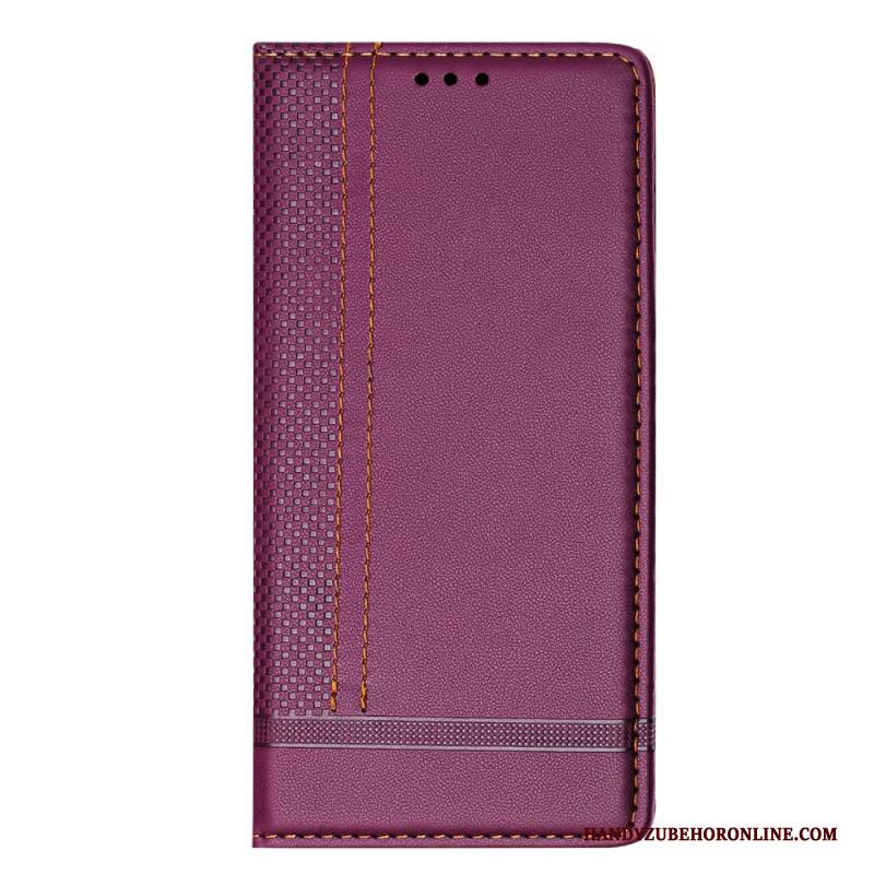 Flip Case Für Xiaomi 17 Gittermuster