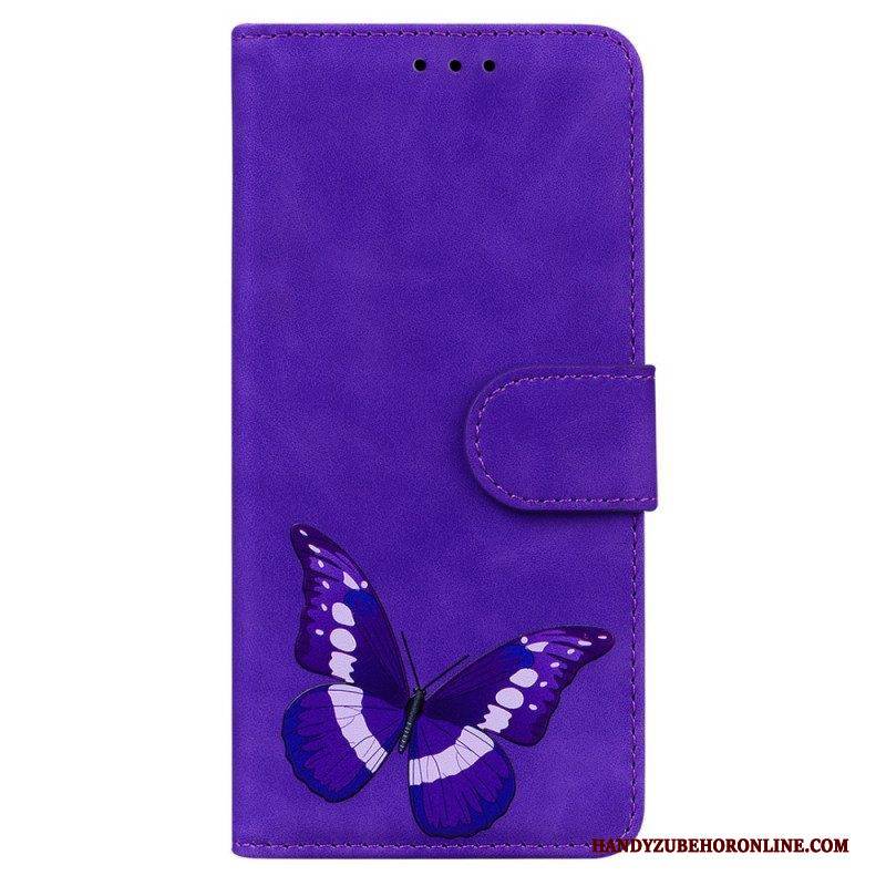 Flip Case Für Xiaomi Redmi Note 10 Pro Hautberührender Schmetterling