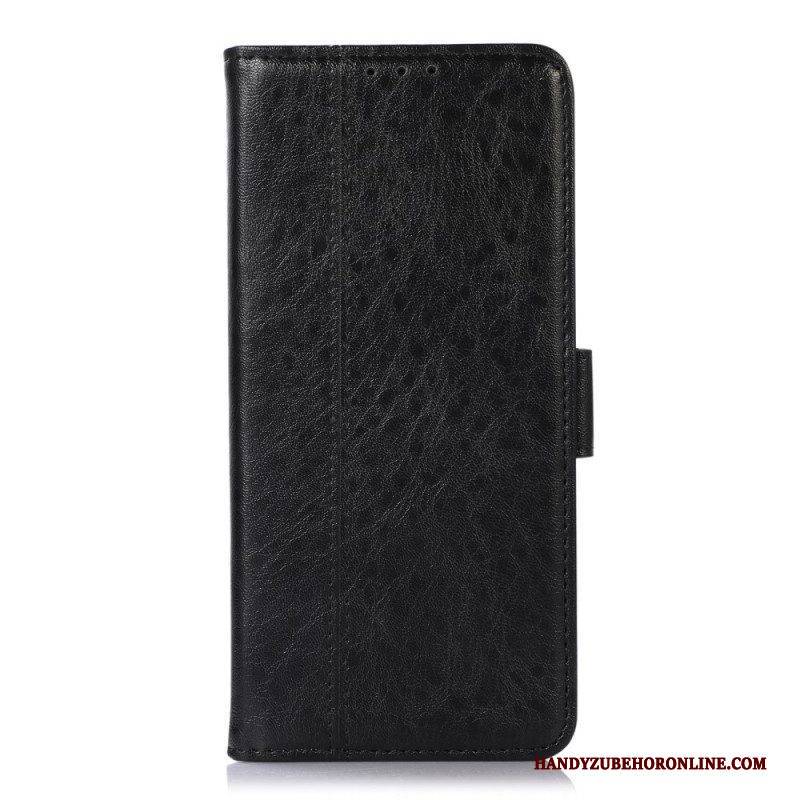 Flip Case Für Xiaomi Redmi Note 11 / 11S Dezente Nähte
