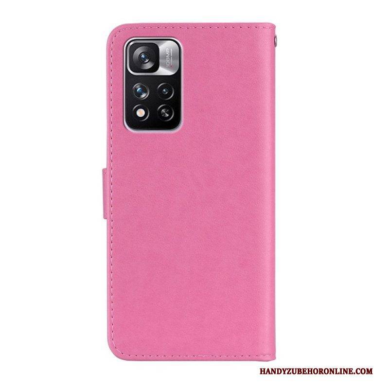 Flip Case Für Xiaomi Redmi Note 11 Pro Plus 5G Eulen-mandala Und Charme