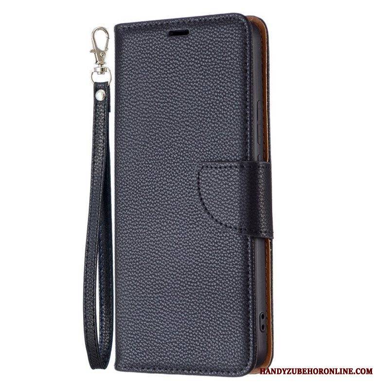 Flip Case Für Xiaomi Redmi Note 11 Pro Plus 5G Litschi-schrägverschluss