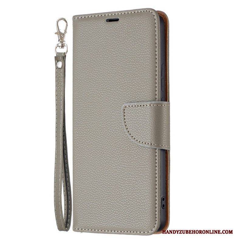 Flip Case Für Xiaomi Redmi Note 11 Pro Plus 5G Litschi-schrägverschluss